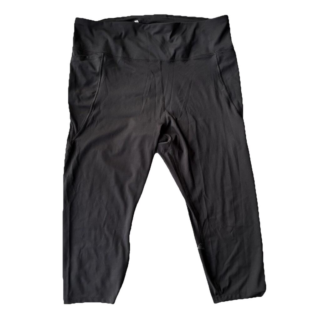 All in Motion Leggings Size 2X Contour Curvy High-Rise Black Athletic Womens